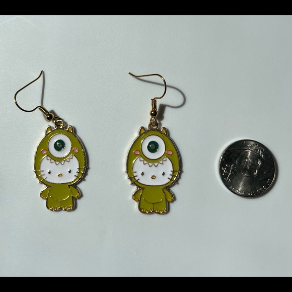 Any 2 For 15✨Hello kitty X Monsters Inc. drop earrings - Picture 7 of 14